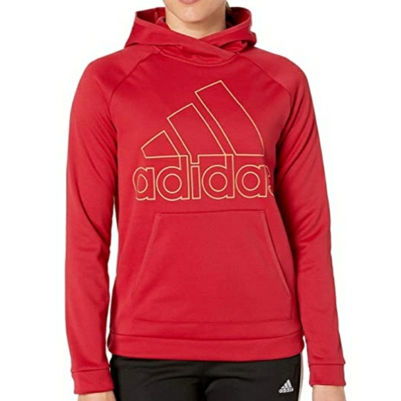adidas Sweaters - Adidas Women's Hoodie Red W TI BOS HOODIE Size XS